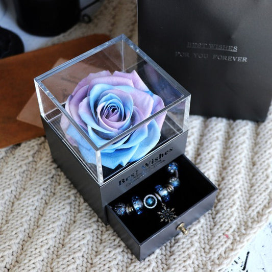 Eternal Rose Jewelry Box